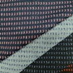 Maglieria finezza 5 effetto puntinato, prodotta con filato moulinè